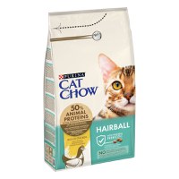 PURINA Cat Chow Hairball Control, Pui, hrană uscată pentru pisici, limitarea ghemurilor de blană, 1.5kg - 1