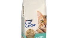 PURINA Cat Chow Hairball Control, Pui, hrană uscată pentru pisici, limitarea ghemurilor de blană, 15kg