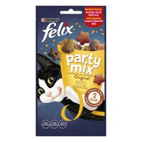 PURINA Felix Party Mix Original Mix, recompense pisici, Pui, Ficat și Curcan, 60g - 1