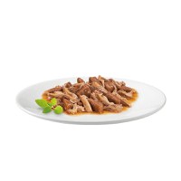 PURINA Gourmet Gold Duo, Vită și Pui, conservă hrană umedă pisici, (în sos), 85g - 3