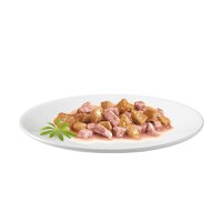 PURINA Gourmet Gold, Pui și Somon, conservă hrană umedă pisici, (bucăti în sos), 85g - 3