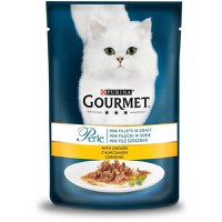 PURINA Gourmet Perle, Pui, plic hrană umedă pisici, (în sos), 85g - 1