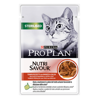 PURINA Pro Plan Sterilised Nutrisavour, Vită, hrană umedă pisici sterilizate, (în sos) PURINA Pro Plan Sterilised Nutrisavour, Vită, plic hrană umedă pisici sterilizate, (în sos), 85g - 1