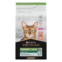 PURINA Pro Plan Sterilised OptiRenal, Somon, hrană uscată pisici sterilizate, 1.5kg - 5