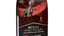 PURINA Pro Plan Veterinary Diets Diabetes Management, dietă veterinară câini, hrană uscată, controlul glucozei, 3kg