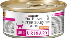 PURINA Pro Plan Veterinary Diets Urinary Mousse, dietă veterinară pisici, conservă hrană umedă, afecțiuni urinare, 195g