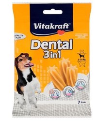 RECOMPENSE VITAKRAFT DENTAL SNACK 3IN1 SMALL, 120 G - 1