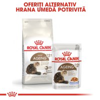 ROYAL CANIN Ageing 12+, hrană uscată pisici senior, 2kg - 8