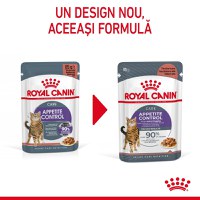 ROYAL CANIN Appetite Control Care, hrană umedă pisici, adult sterilizat, reglarea apetitului, (în sos) ROYAL CANIN Feline Care Nutrition Appetite Control Care, plic hrană umedă pisici, managementul greutății, (în sos), 85g x 12 - 1