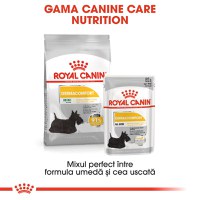 ROYAL CANIN Dermacomfort Adult, hrană umedă câini, prevenirea iritațiilor pielii, (pate), 85g - 9