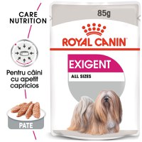 ROYAL CANIN Exigent Adult hrană umedă câini apetit capricios (pate), 85g - 1