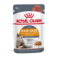 ROYAL CANIN Hair & Skin Care Adult, hrană umedă pisici, piele & blană, (în sos), 85g - 3