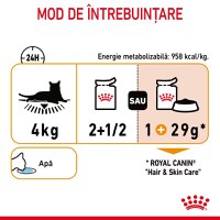 ROYAL CANIN Hair & Skin Care Adult, hrană umedă pisici, piele & blană, (în sos), 85g - 6