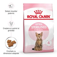 ROYAL CANIN Kitten Sterilised, hrană uscată pisici sterilizate junior, 400g - 1