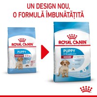 ROYAL CANIN Medium Puppy, hrană uscată câini junior, 15kg - 1