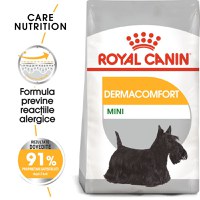 ROYAL CANIN Mini Dermacomfort, hrană uscată câini, prevenirea iritațiilor pielii, 1kg - 1