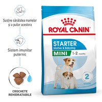 ROYAL CANIN Mini Starter Mother & Babydog, mama și puiul, hrană uscată câini, 8kg - 1