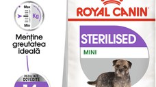 ROYAL CANIN Mini Sterilised Adult, hrană uscată câini sterilizați, 1kg