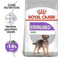 ROYAL CANIN Mini Sterilised Adult, hrană uscată câini sterilizați, 1kg - 1