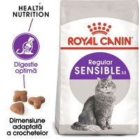 Royal Canin Sensible Adult, hrană uscată pisici, digestie optimă, 10kg - 1