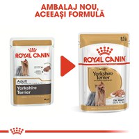 Royal Canin Yorkshire Terrier Adult, hrană umedă câini, (pate) Royal Canin Yorkshire Terrier Adult, plic hrană umedă câini, (pate), 85g - 4