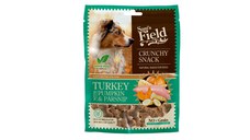 SAM'S FIELD Crunchy Snack, XS-XL, Curcan și dovleac, punguță recompense fără cereale câini, 200g