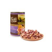 SAM'S FIELD True Meat, XS-XL, Somon și Pui, conservă hrană umedă fără cereale câini, (în aspic), 400g - 3