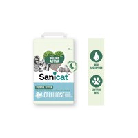 SANICAT Natura Activa, Cellulose, neparfumat, așternut igienic pisici, peleți, celuloza, neaglomerant, ecologic, biodegradabil, 10l - 5