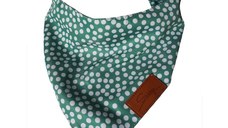 SASIA Sassy Bandana Caini, Verde, Masura M, 33 - 50 cm