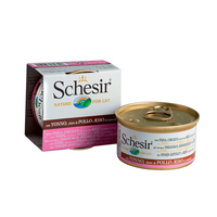 Schesir Cat Conserva Ton, Pui și Orez 85 g - 1