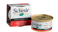 Schesir Cat Conserva Ton si Creveti 85 g