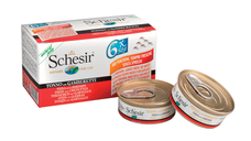 Schesir Cat Multipack Ton si Creveti 6 x 50 g