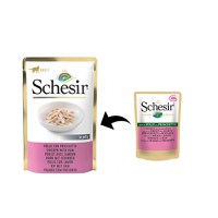 Schesir Cat Pui & Sunca, in Jelly, 85 g - 1