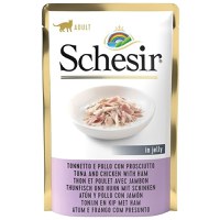 Schesir Cat Ton & Pui & Sunca in Jelly, 85 g - 2