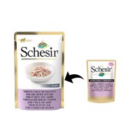 Schesir Cat Ton & Pui & Sunca in Jelly, 85 g - 1