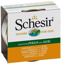 Schesir Dog Adult Pui si Aloe, 150 g - 1