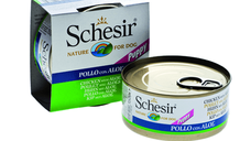 Schesir Dog junior pui fillet si aloe 150 g