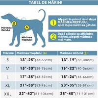 THINKPET Ham Anti-Tracțiune, Căptusit, Albastru Închis, S (33-63cm) - 3