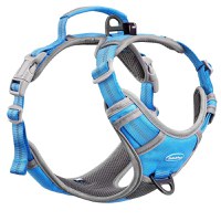 THINKPET Ham Anti-Tracțiune, Căptusit, Bleu, S (33-63cm) - 1