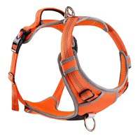 THINKPET Ham Anti-Tracțiune, Căptusit, Portocaliu, S (33-63cm) - 1