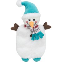 TRIXIE Christmas Om de Zapada, jucărie de pluș câini XS-XL, cu sunet, pluș, alb și roșu, 31cm - 1