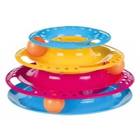 Trixie, circuit cu turn, jucărie, pisici, plastic, multicolor, 25 x 13cm - 1