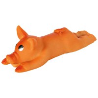 Trixie, jucărie purcel câini, cu sunet, latex, 13cm, multicolor - 1