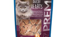 TRIXIE Premio Hearts, Rață și Cod, punguță recompense fără cereale pisici, 50g