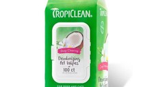 TropiClean Servetele Curatare Profunda, 100 bucati