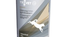 TROVET Dog Intestinal DPD, Rață, dietă veterinară câini, conservă hrană umedă, afecțiuni intestinale, (pate), 400g