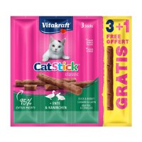 Vitakraft Cat Sticks Rață și Iepure, 3+1 Promo - 1