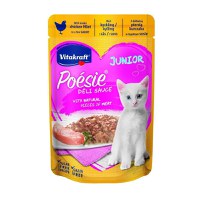 Vitakraft Poesie Plic Junior Pui In Sos, 85 g - 1