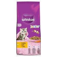 WHISKAS Junior, Pui, hrană uscată pisici junior, 14kg - 12