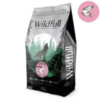 WILDFULL Adult All Size, S-XL, Somon, hrană uscată fără cereale câini, 12kg - 1